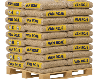 Pellets de granulés Van Roje – Palette de 65 sacs de 15 kg