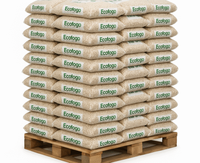 Pellets de granulés Ecofogo – Palette de 66 sacs de 15 kg