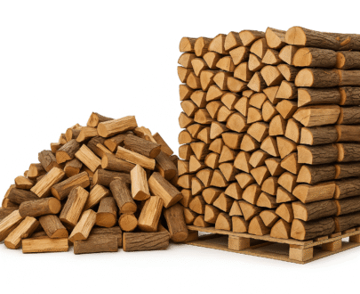 Bois de chauffage – 5 stères 40-50 cm – Palette de bûches